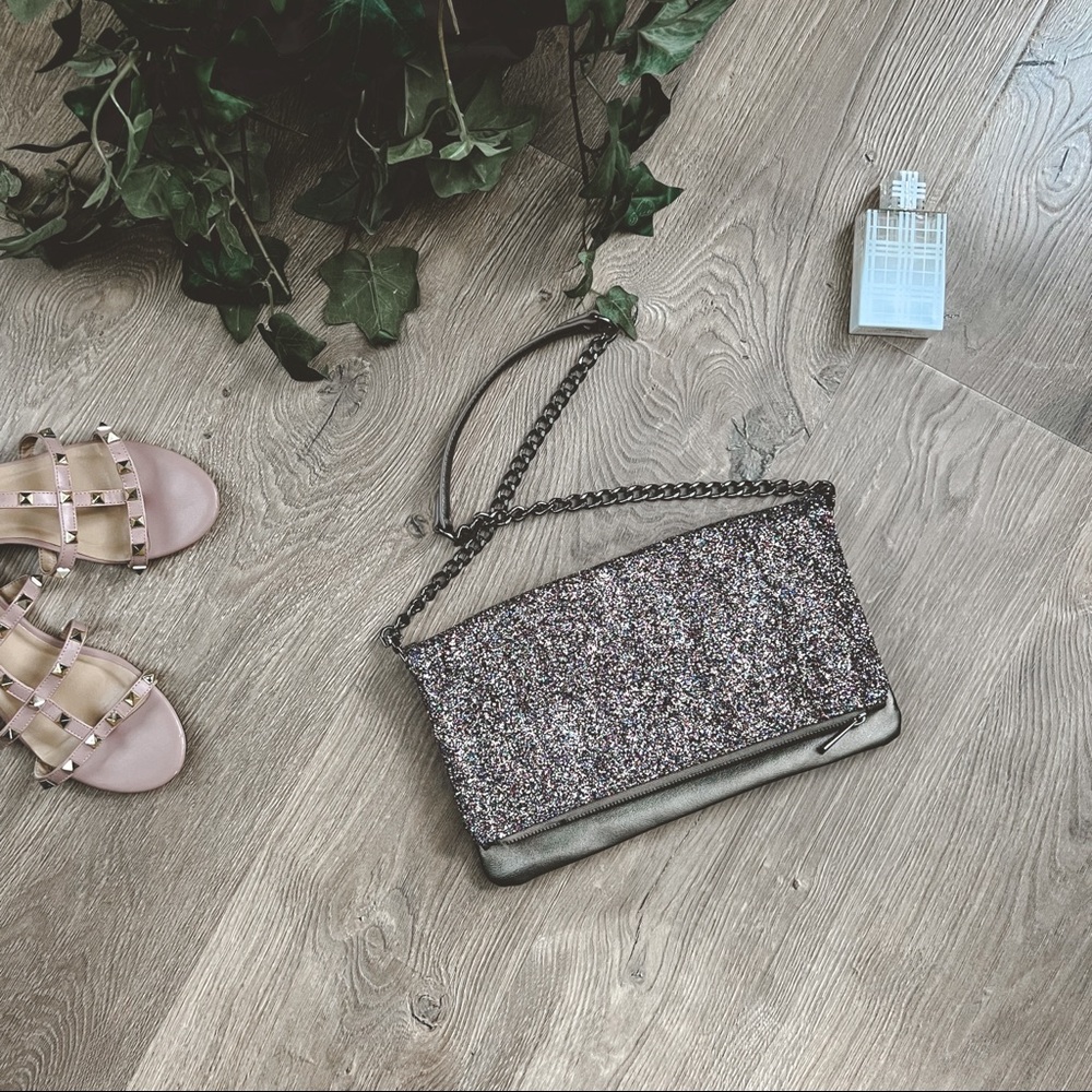 Express Glitter Clutch